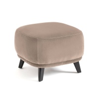 Подставка Под ноги из велюра Odalie дизайн ЭГаллины единый размер серый AM.PM  фото, kupilegko.ru